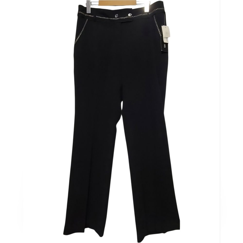 Jessica McClintock Women’s Black NWT Lightweight Careerwear Trousers Size 8